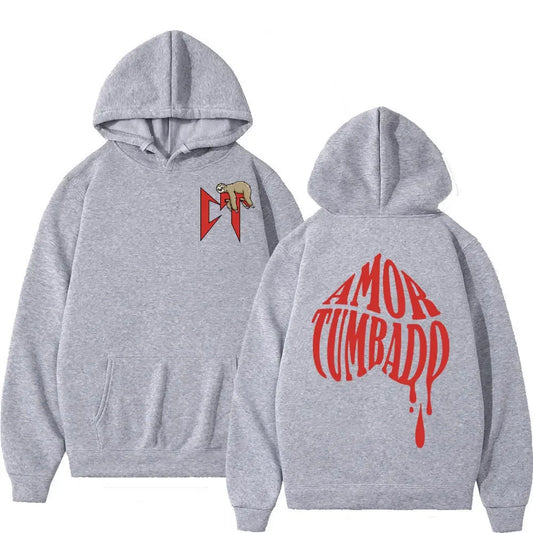 Natanael Cano Amor Tumbado Hoodie – Gray