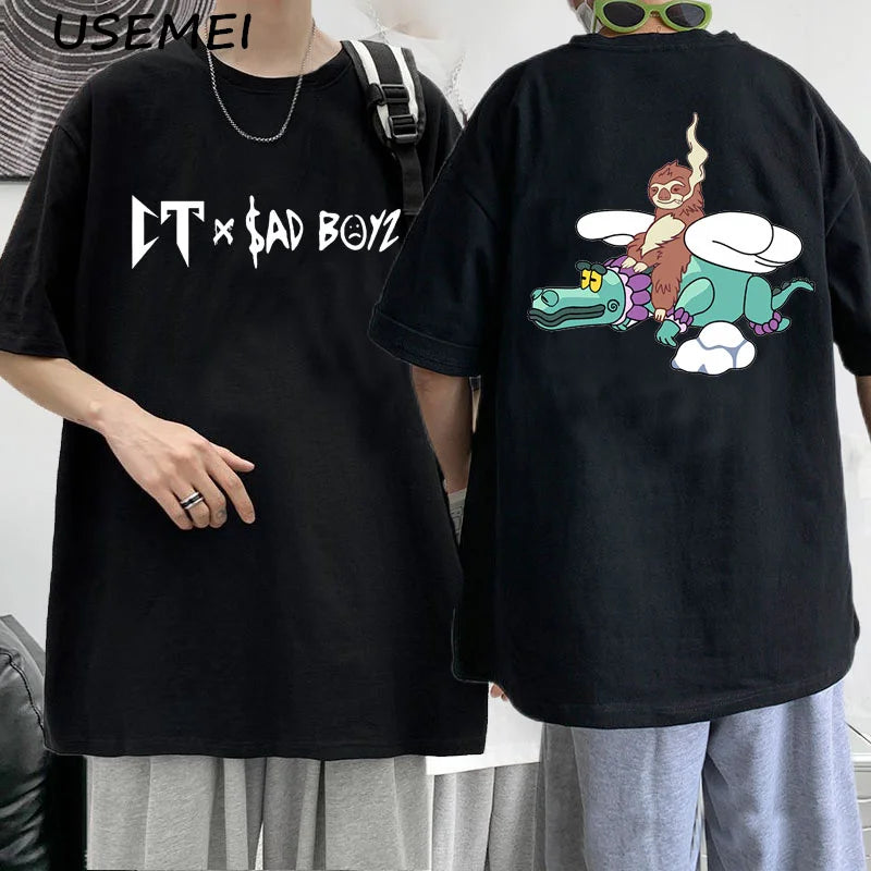 Natanael Cano x Sad Boyz “Flying High” T-Shirt – White