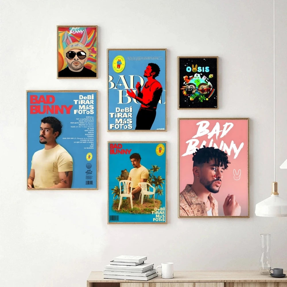 Bad Bunny “OASIS” Cartoon Universe Poster Print