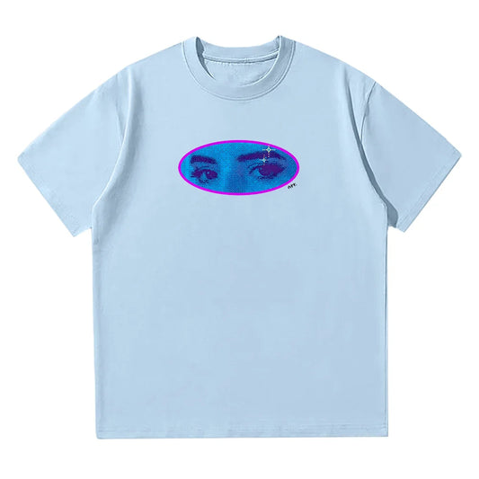 Young Miko “Eyes” T-Shirt – Sky Blue