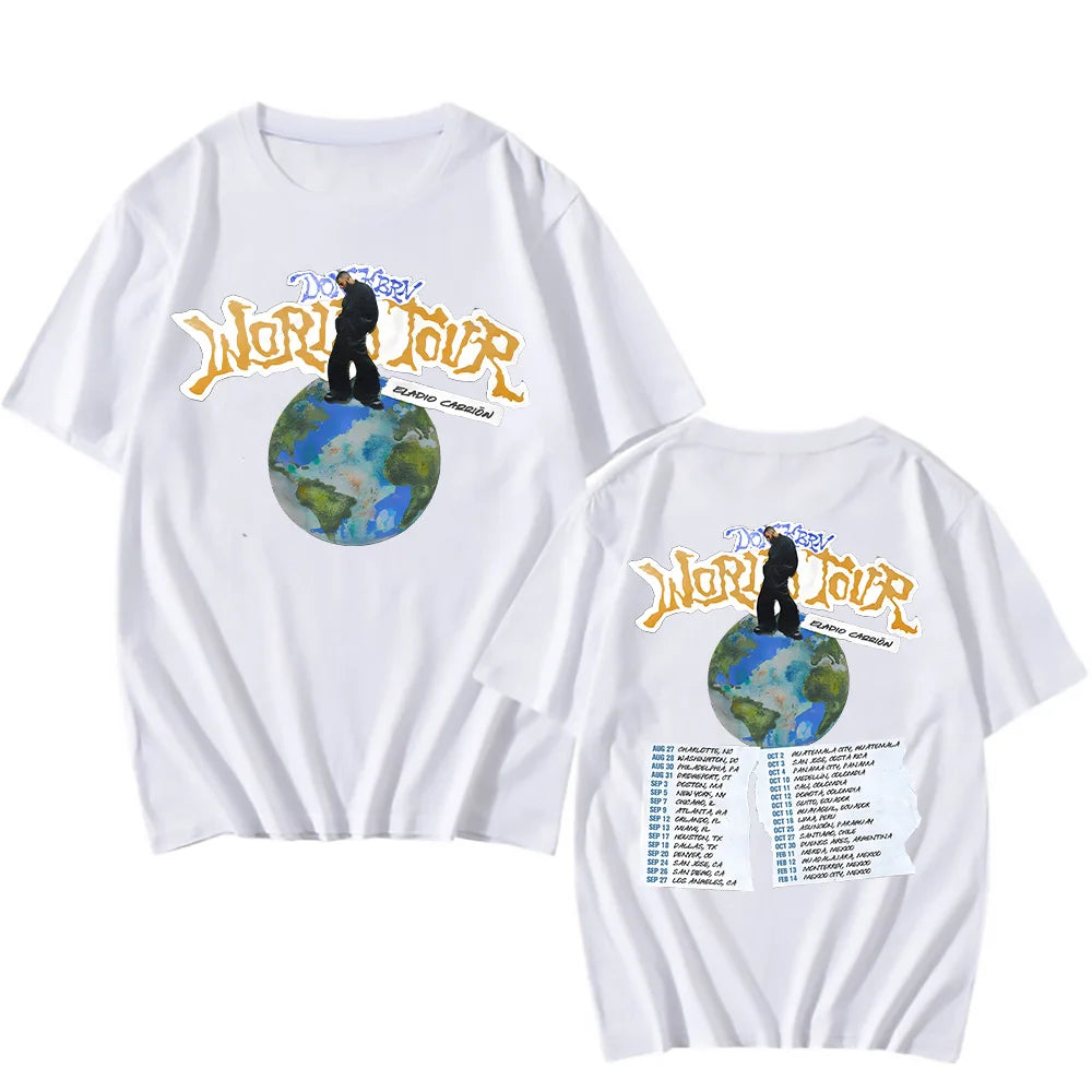 Eladio Carrión DON KBRN World Tour 2025 T-Shirt – White