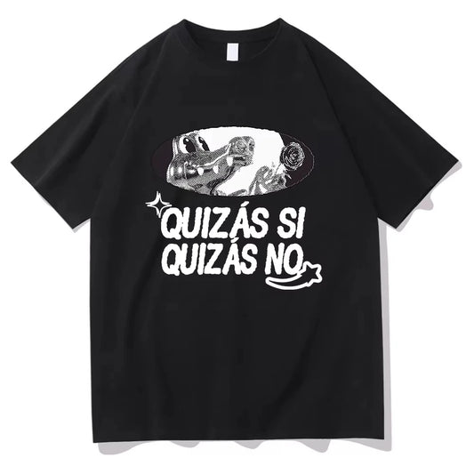 Alvaro Diaz “Maybe Yes, Maybe Not” T-Shirt – Black