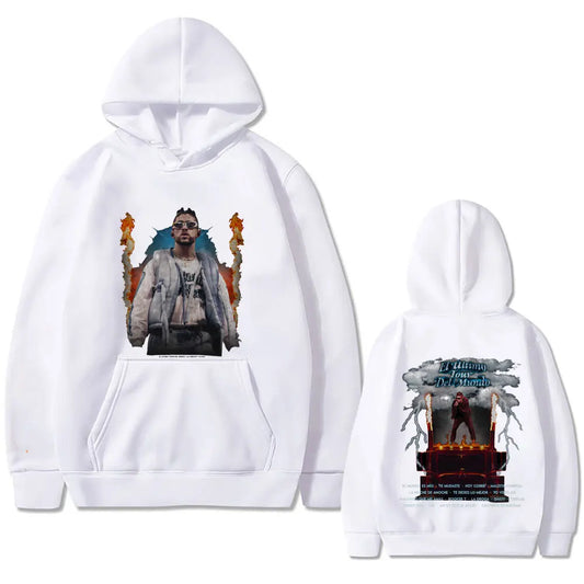 Bad Bunny El Último Tour Del Mundo Hoodie – White