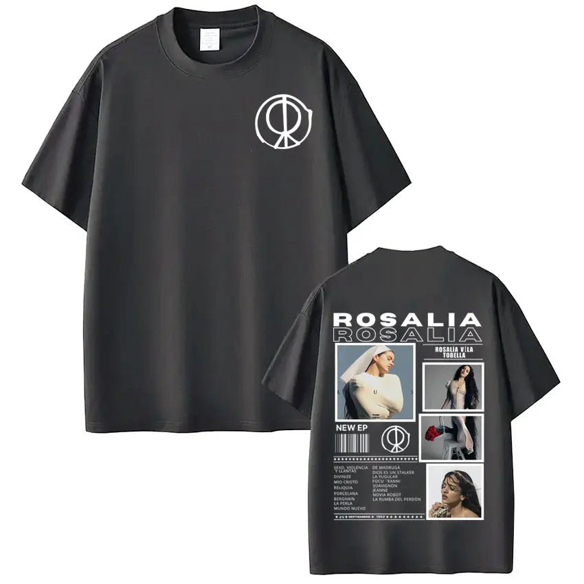 Rosalía LUX Album Tour 2025 T-Shirt – Dark Grey