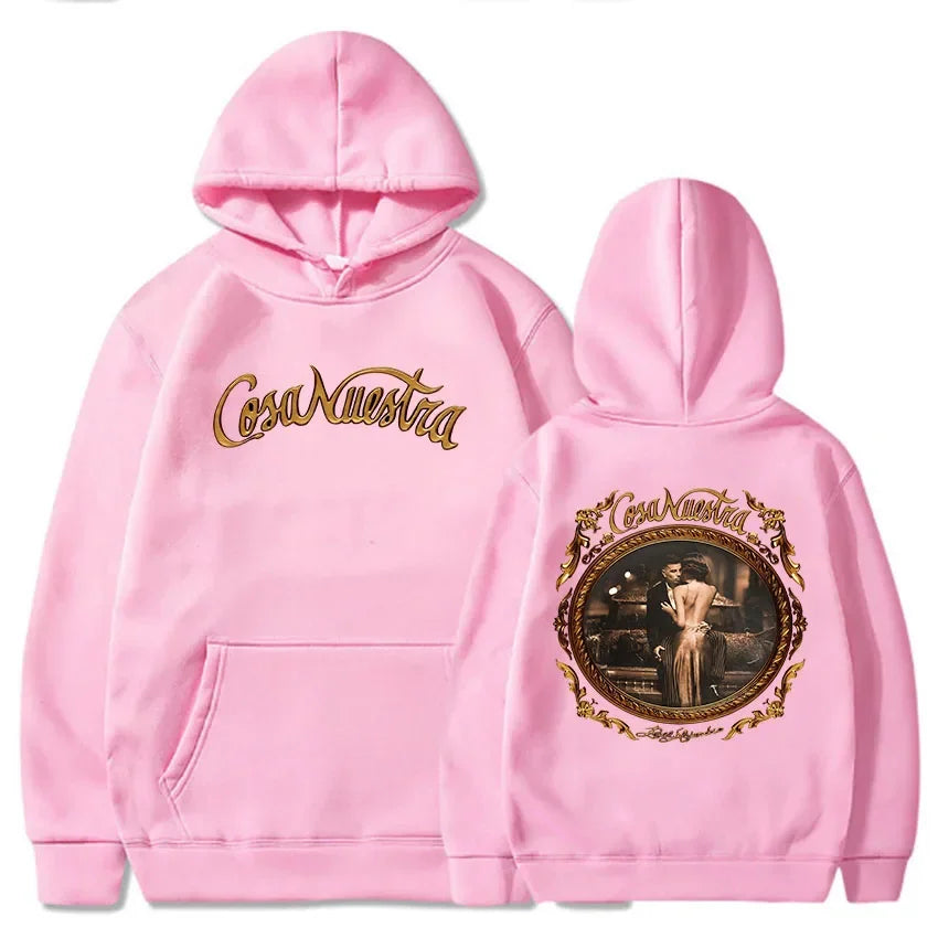 Rauw Alejandro Hoodie – Cosa Nuestra Pink