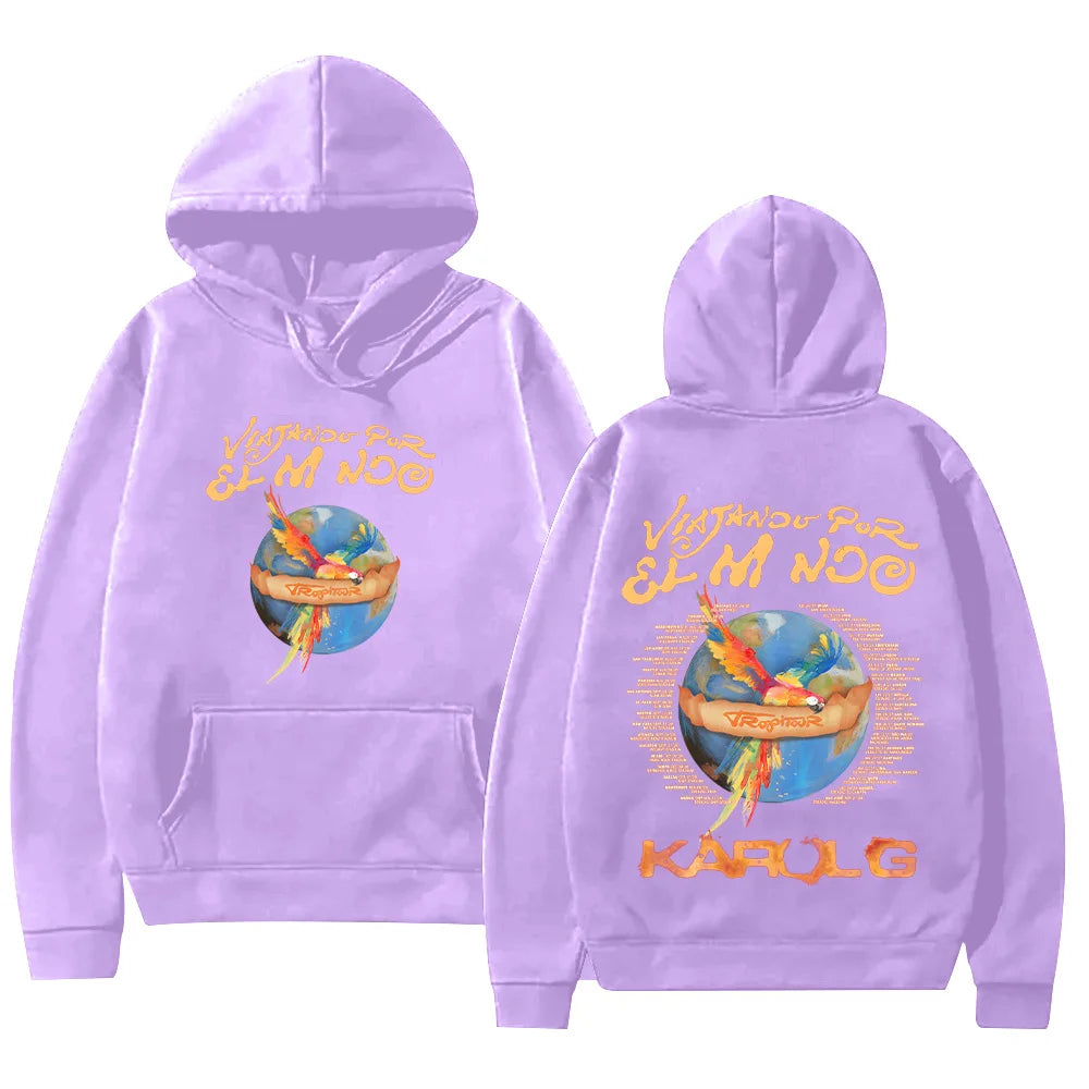 Karol G Tropitour Hoodie - Purple