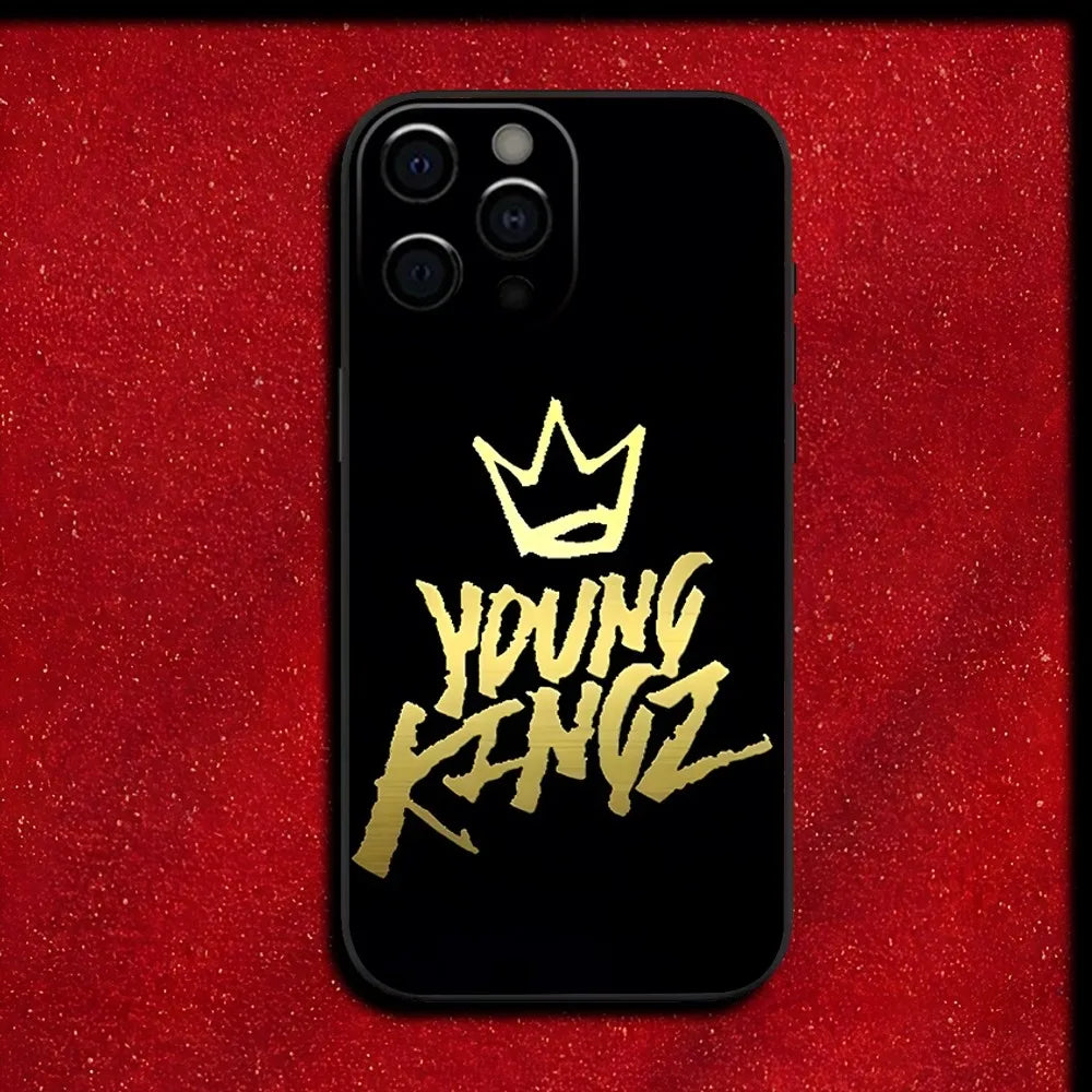 Myke Towers Young Kingz Crown iPhone Case