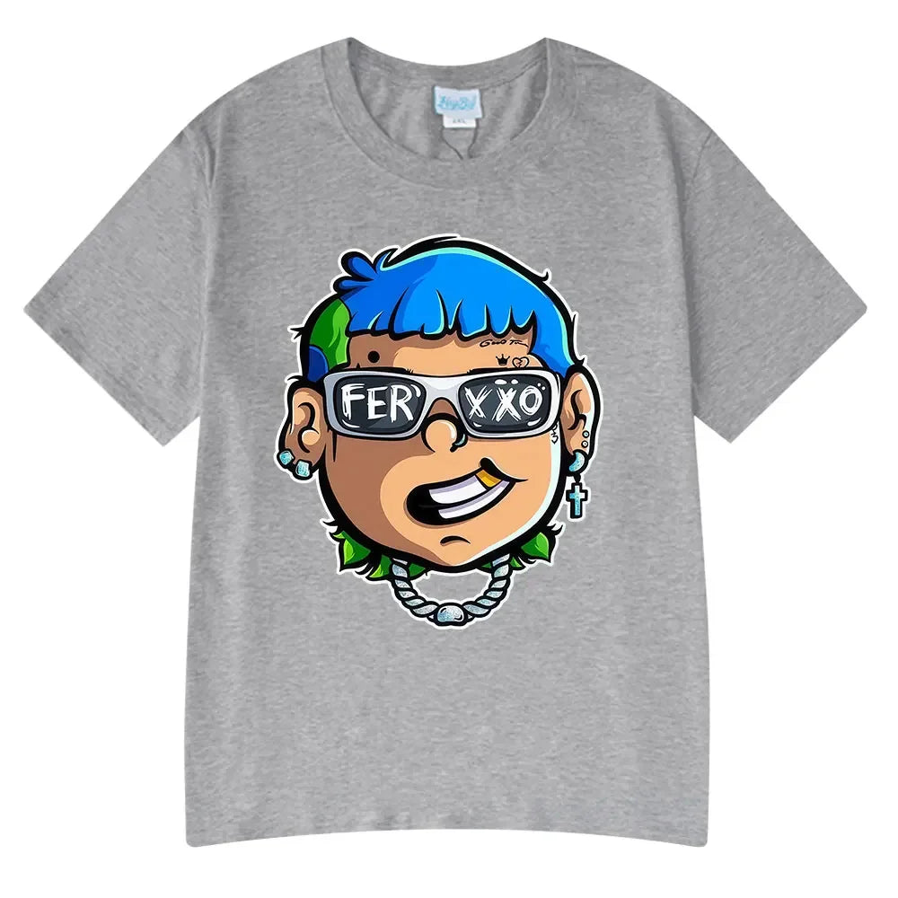 Blessd Feid Ferxxo T-Shirt – Gray