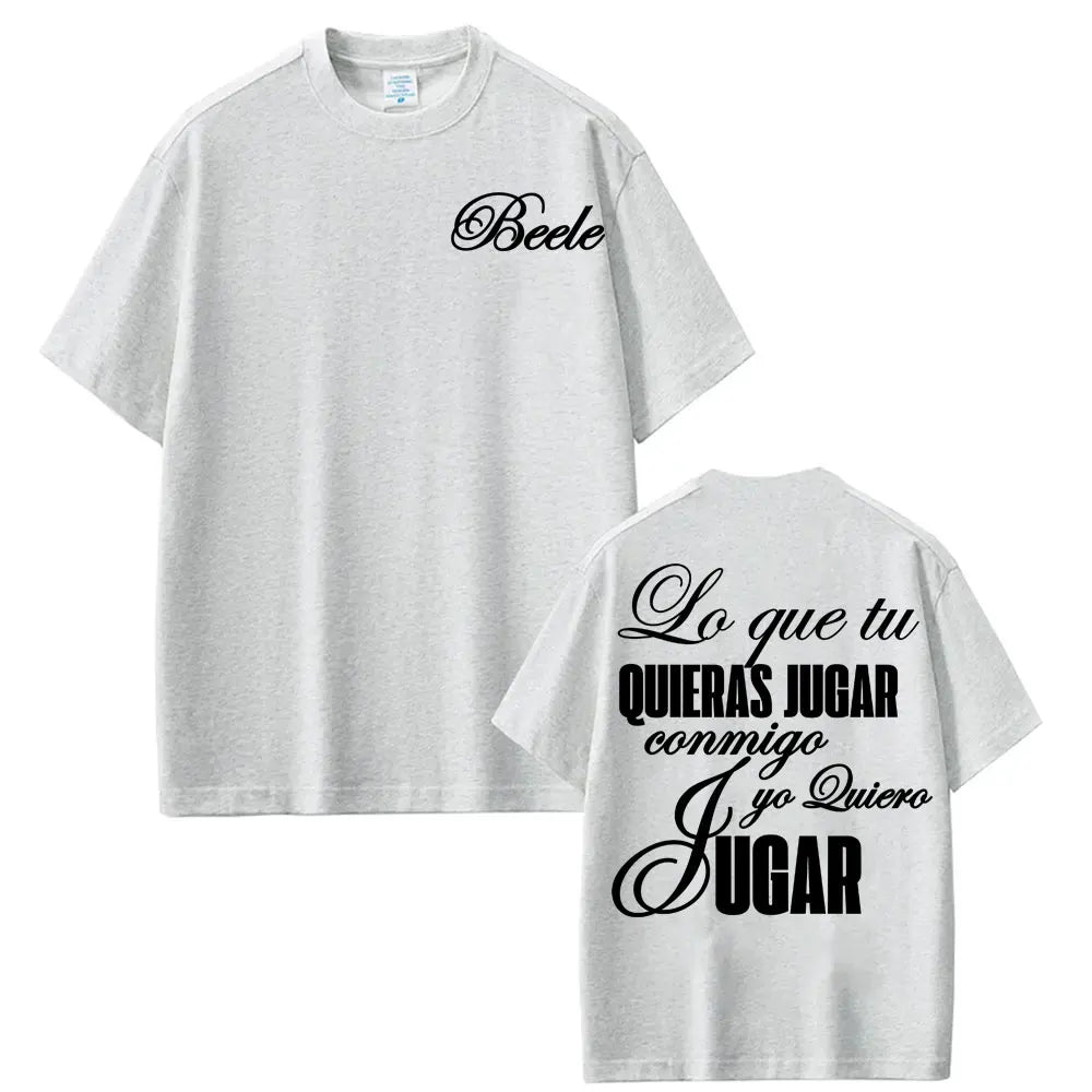 Beéle “Lo Que Tú Quieras Jugar” T-Shirt – Blue