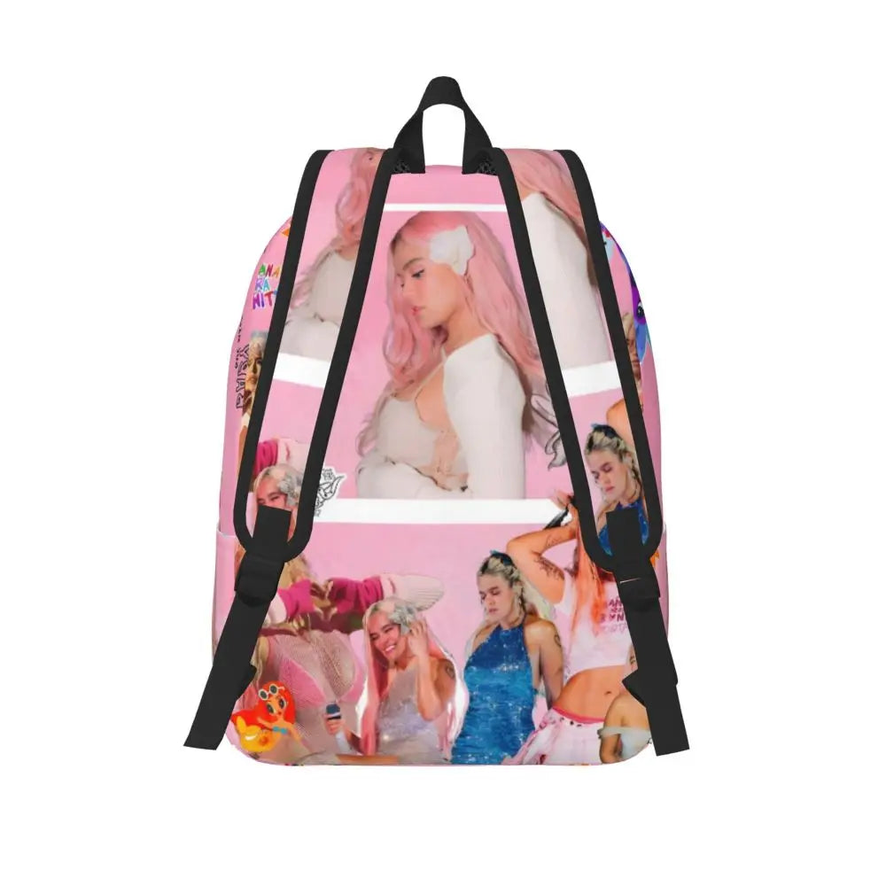 Karol G Pink Collage Backpack – Iconic Looks