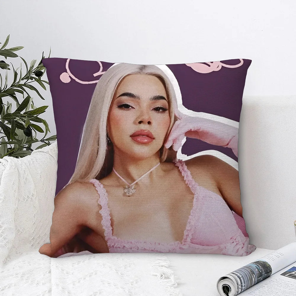 Kenia OS Purple Aura Throw Pillow