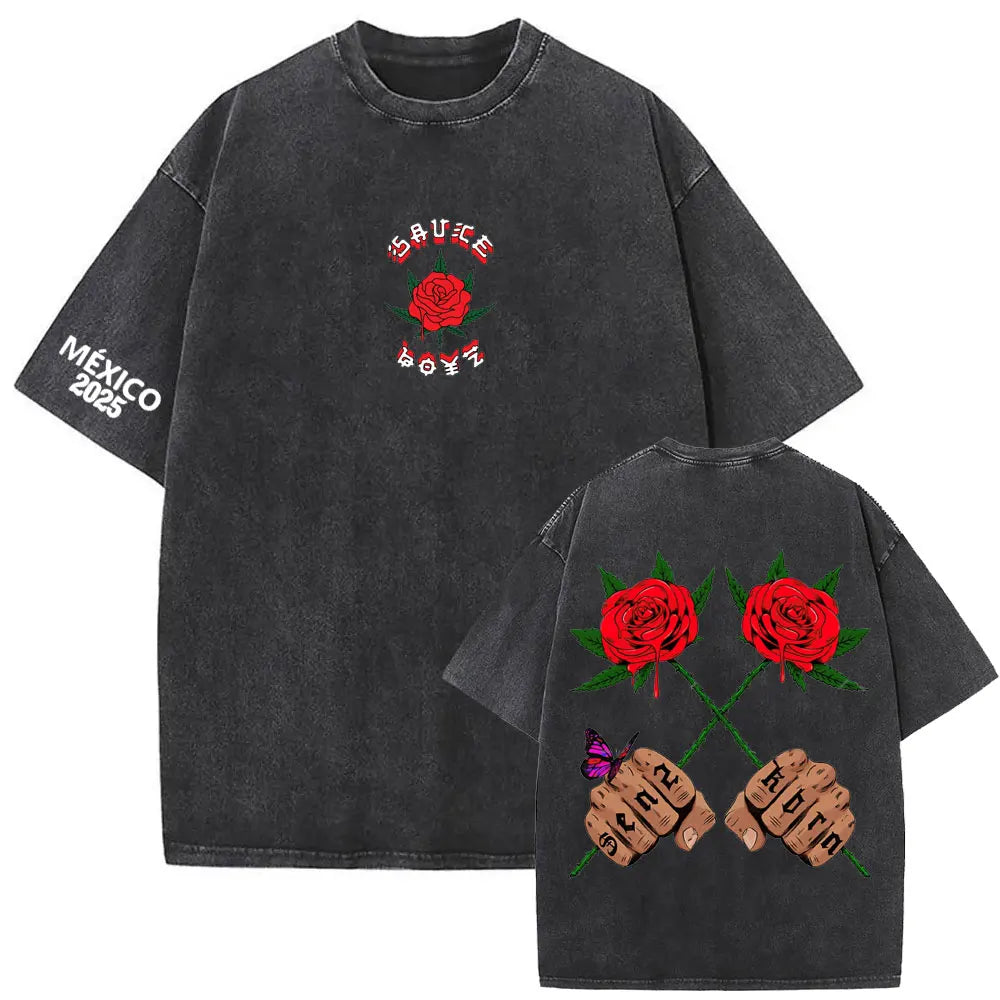 Eladio Carrión Sauce Boyz México 2025 “Stay True” T-Shirt – Black