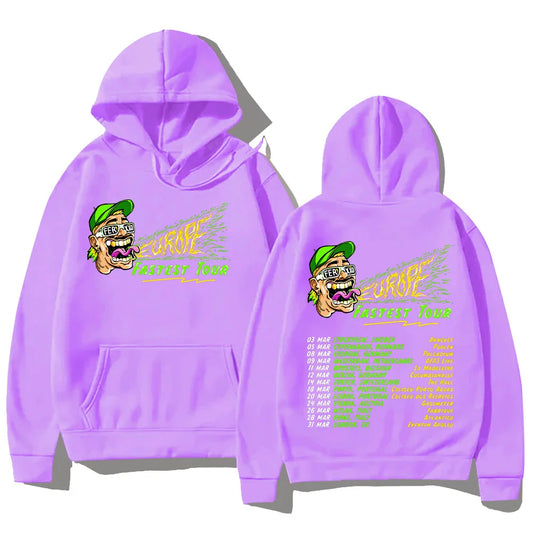 Feid “Europe Fastest Tour” Hoodie – Purple