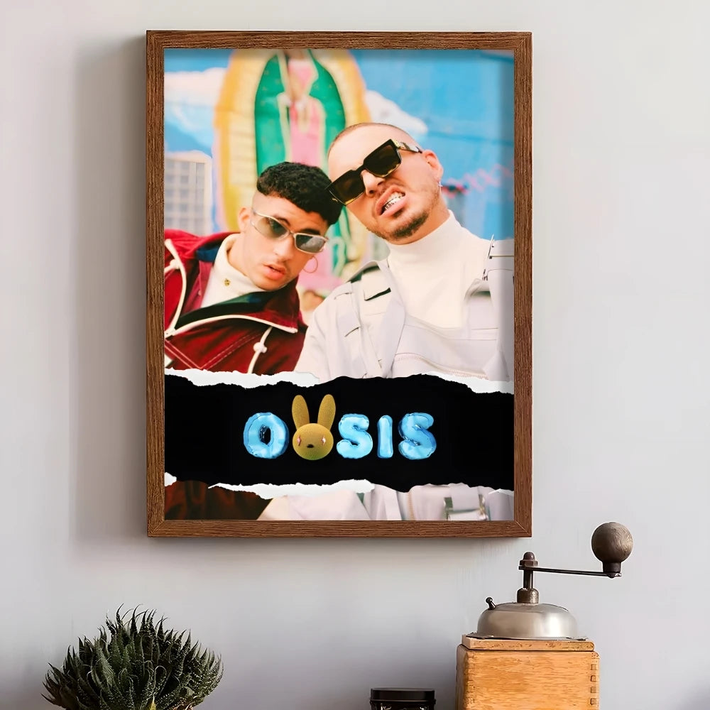 Bad Bunny “OASIS” Photo Cover Poster Print
