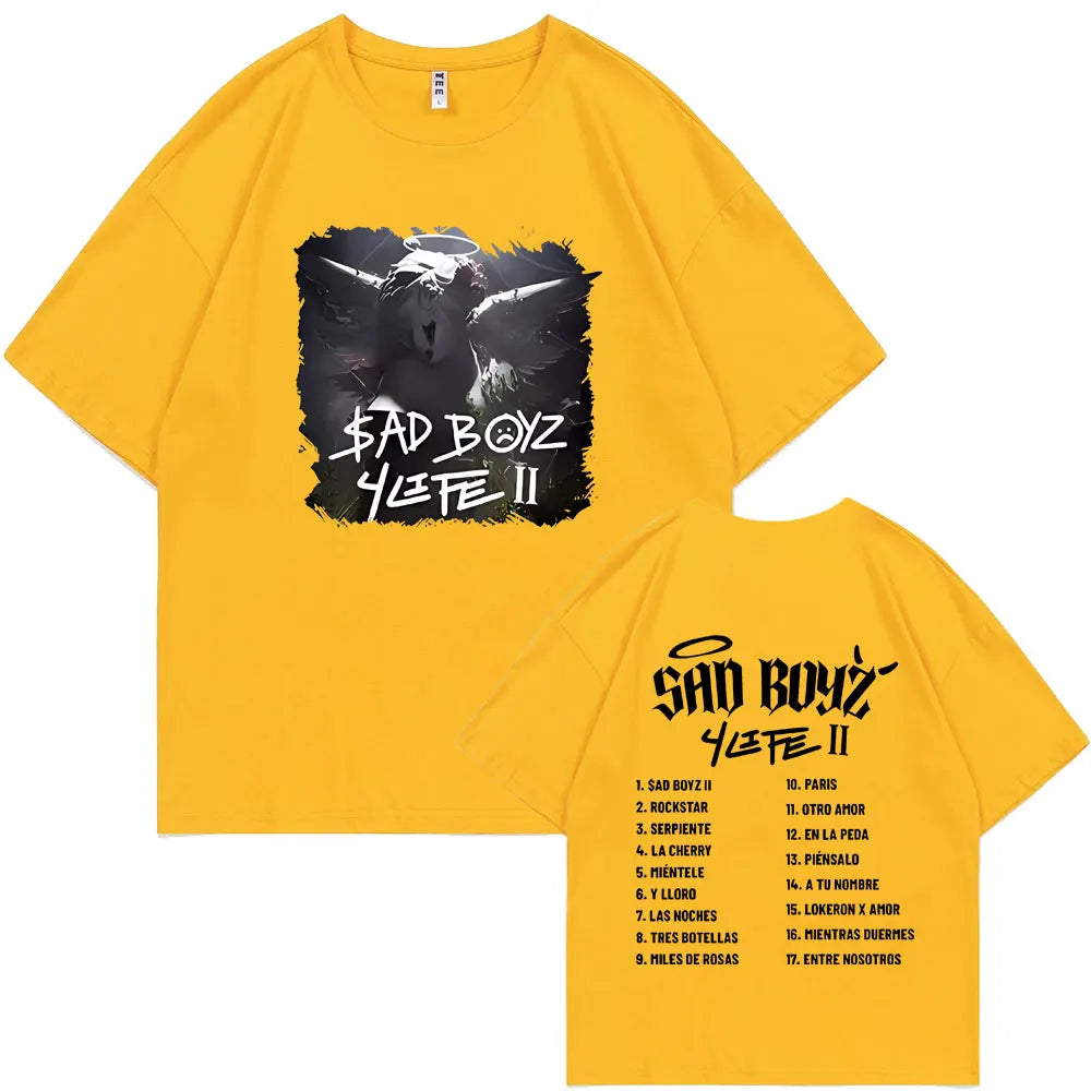 Junior H Sad Boyz 4 Life II T-Shirt – Yellow