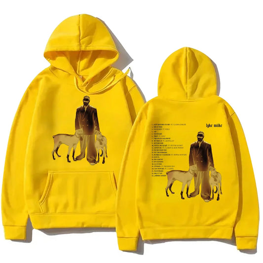 Myke Towers Lyke Mike Album Hoodie Yellow
