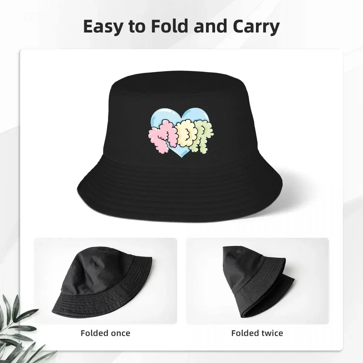 Feid MOR Heart Ferxxo Bucket Hat