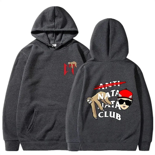 Natanael Cano Nata Club Hoodie - Dark Grey