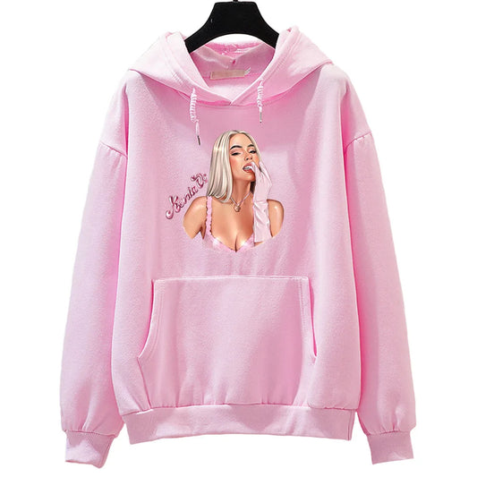 Kenia OS Glam Portrait Hoodie – Pink