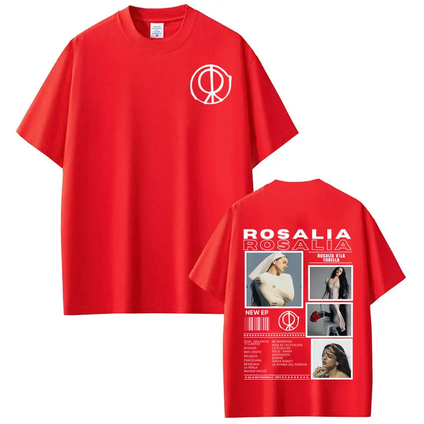 Rosalía LUX Album Tour 2025 T-Shirt – Red