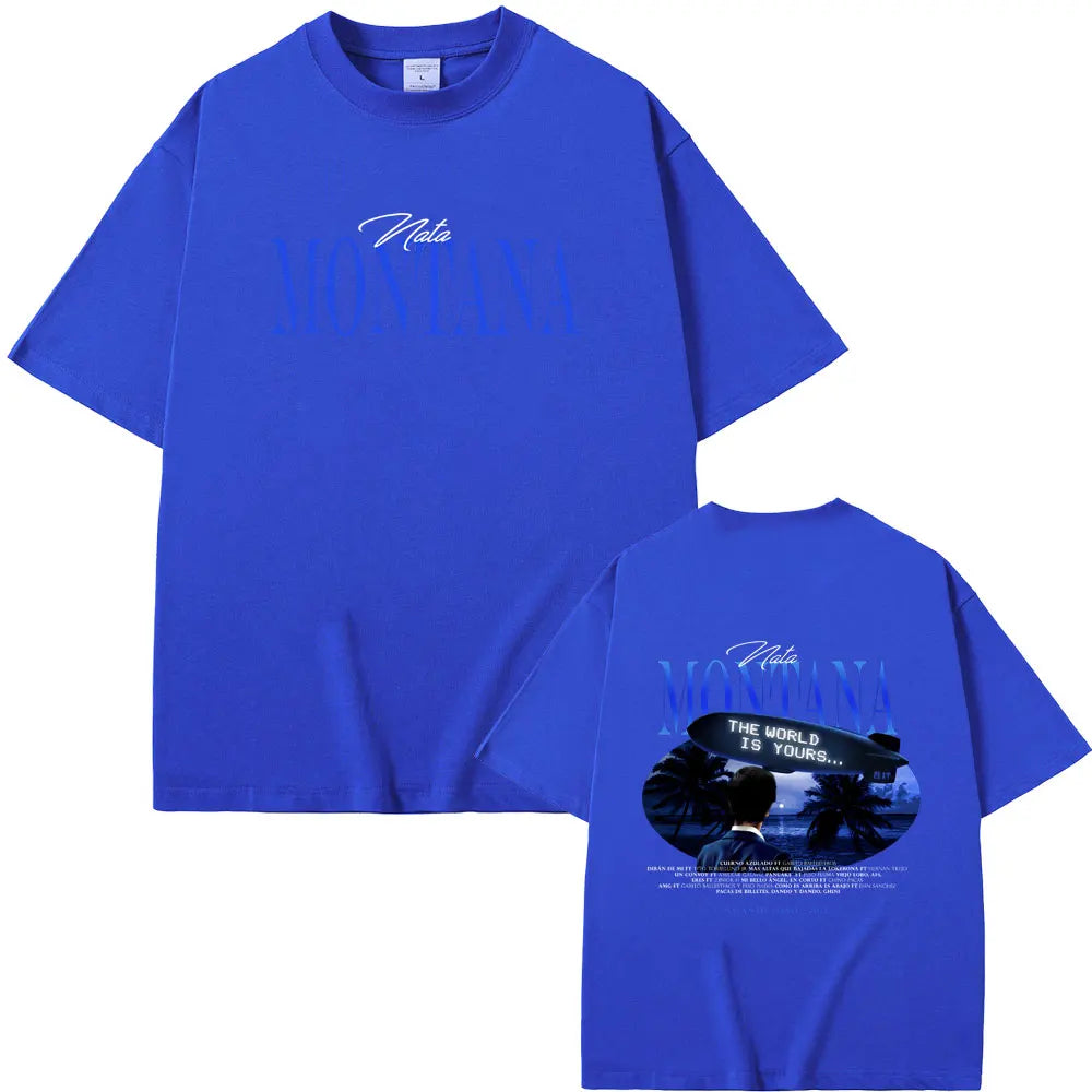 Nata Montana Blue T-Shirt – Natanael Cano