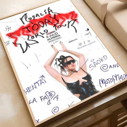 Rosalía Motomami World Tour Poster – Almería
