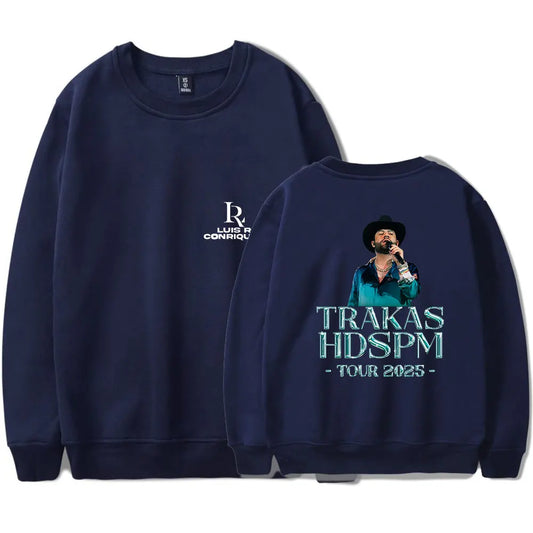 Luis R Conriquez Trakas HDSPM Tour 2025 Navy Blue Sweatshirt