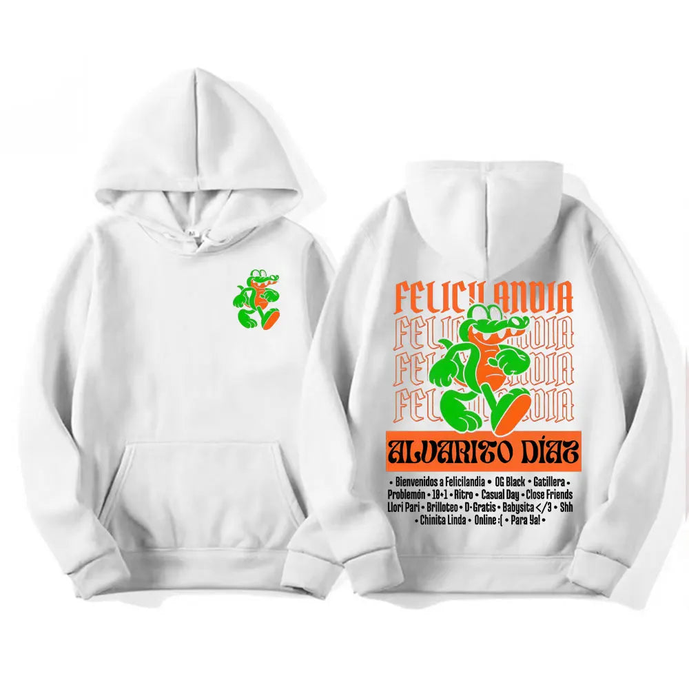 Alvaro Diaz Felicilandia Hoodie – White