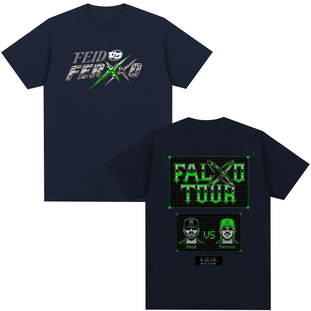 Feid EL GREEN PRINT: La Saga PALXO TOUR FEID VS FERXXO T-Shirt