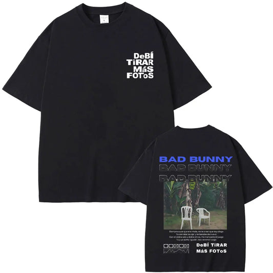 Bad Bunny "DeBí Tirar Más Fotos" Black T-Shirt