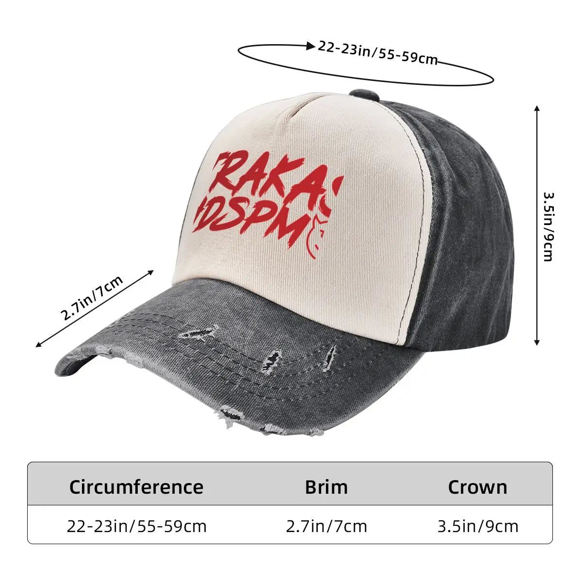 Trakas HDSPM Luis R. Conriquez Distressed Cap – Navy Blue