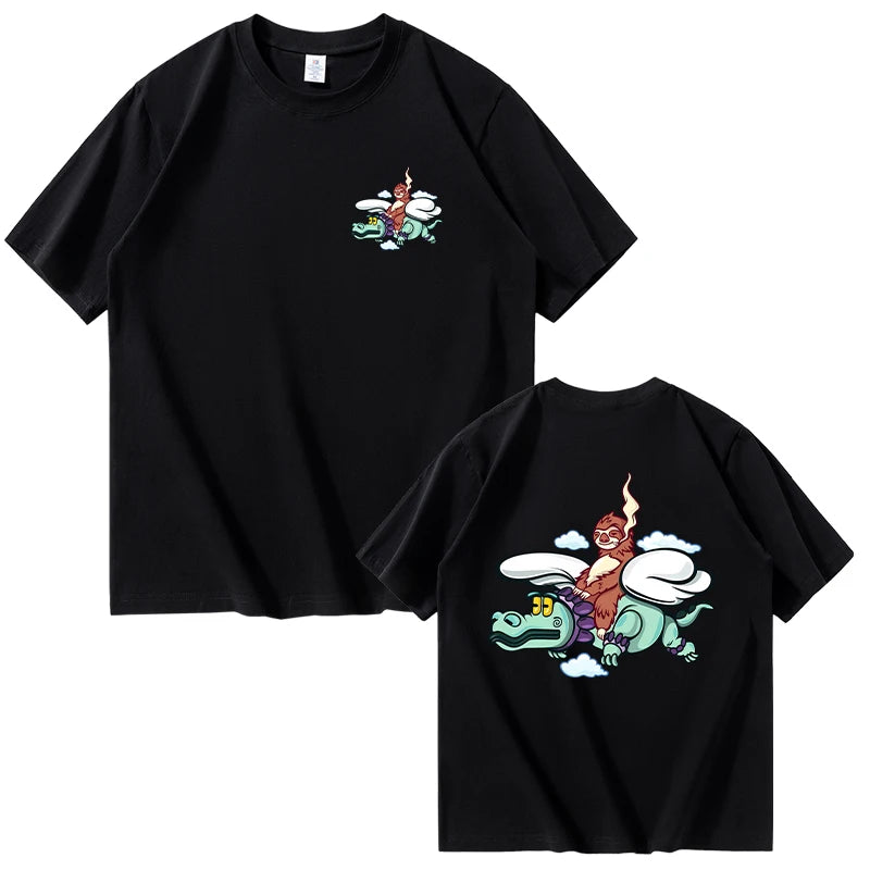 Natanael Cano “Flying High” T-Shirt – Navy Blue