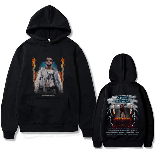 Bad Bunny El Último Tour Del Mundo Hoodie – Black