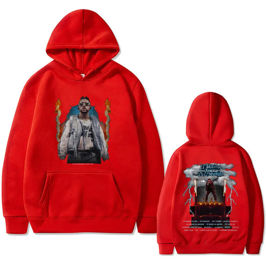 Bad Bunny El Último Tour Del Mundo Hoodie – Red