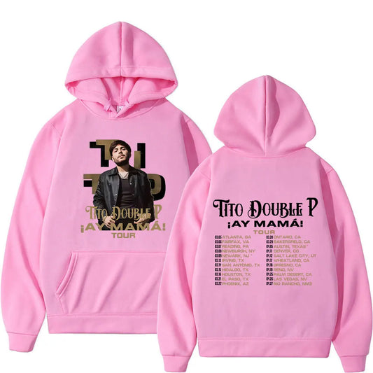 Tito Double P Ay Mamá Tour Hoodie – Pink