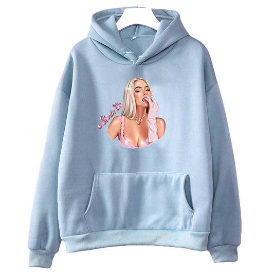 Kenia OS Glam Portrait Hoodie – Sky Blue