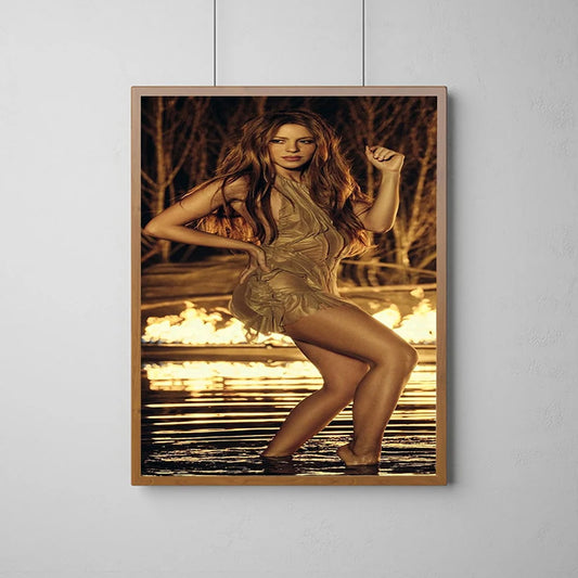 Shakira Poster – Fire and Water Dance