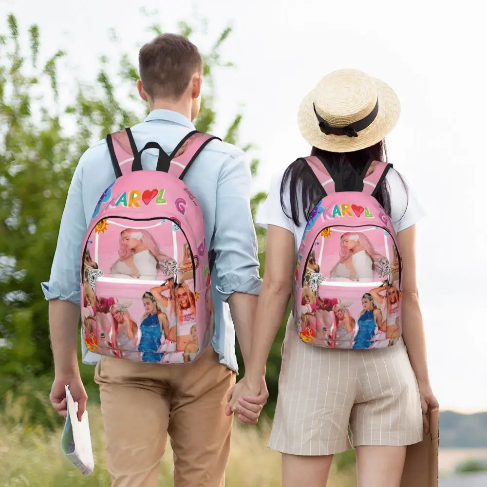 Karol G Pink Collage Backpack – Iconic Looks