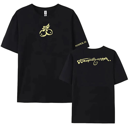 Karol G "Tropicoqueta" T-Shirt – Black & Yellow