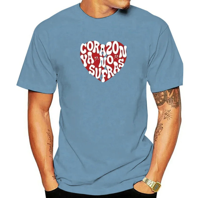 Junior H Corazón Ya No Sufras T-Shirt – Green