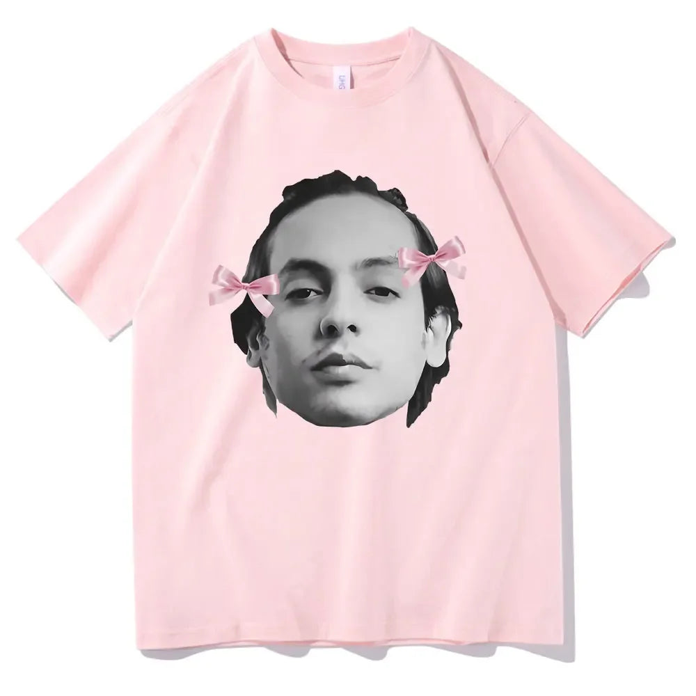 Natanael Cano “Pink Bows” T-Shirt – Pink