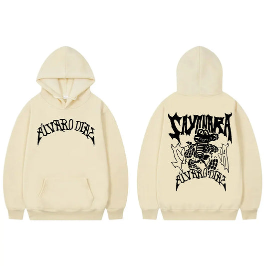 Alvaro Diaz Double Sided Hoodie – Beige