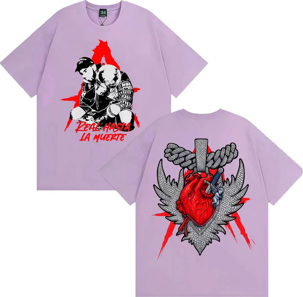 Anuel AA Real Hasta La Muerte World Tour T-Shirt – Purple