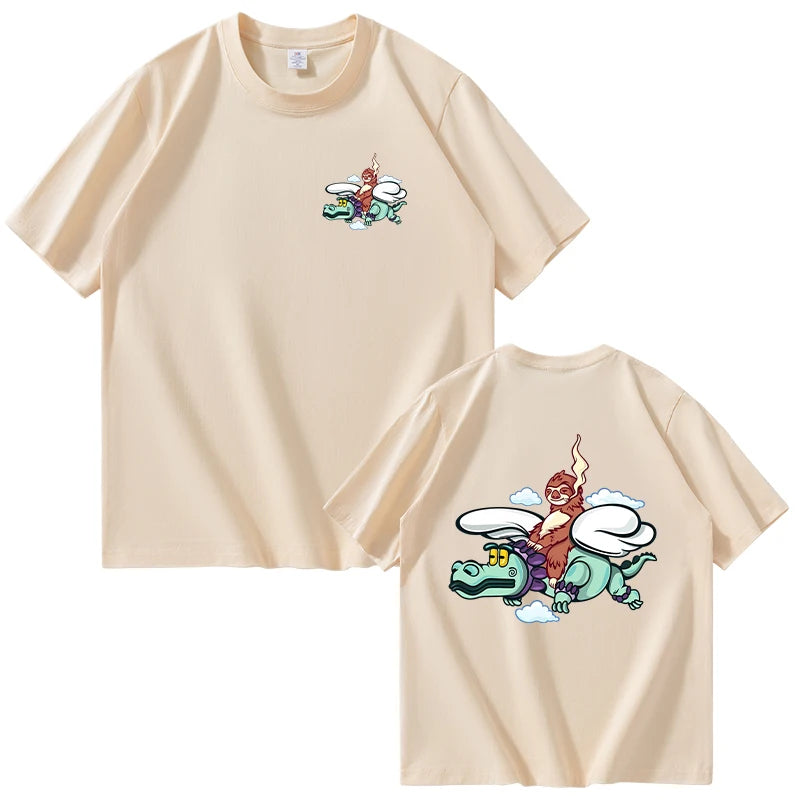 Natanael Cano “Flying High” T-Shirt – Navy Blue