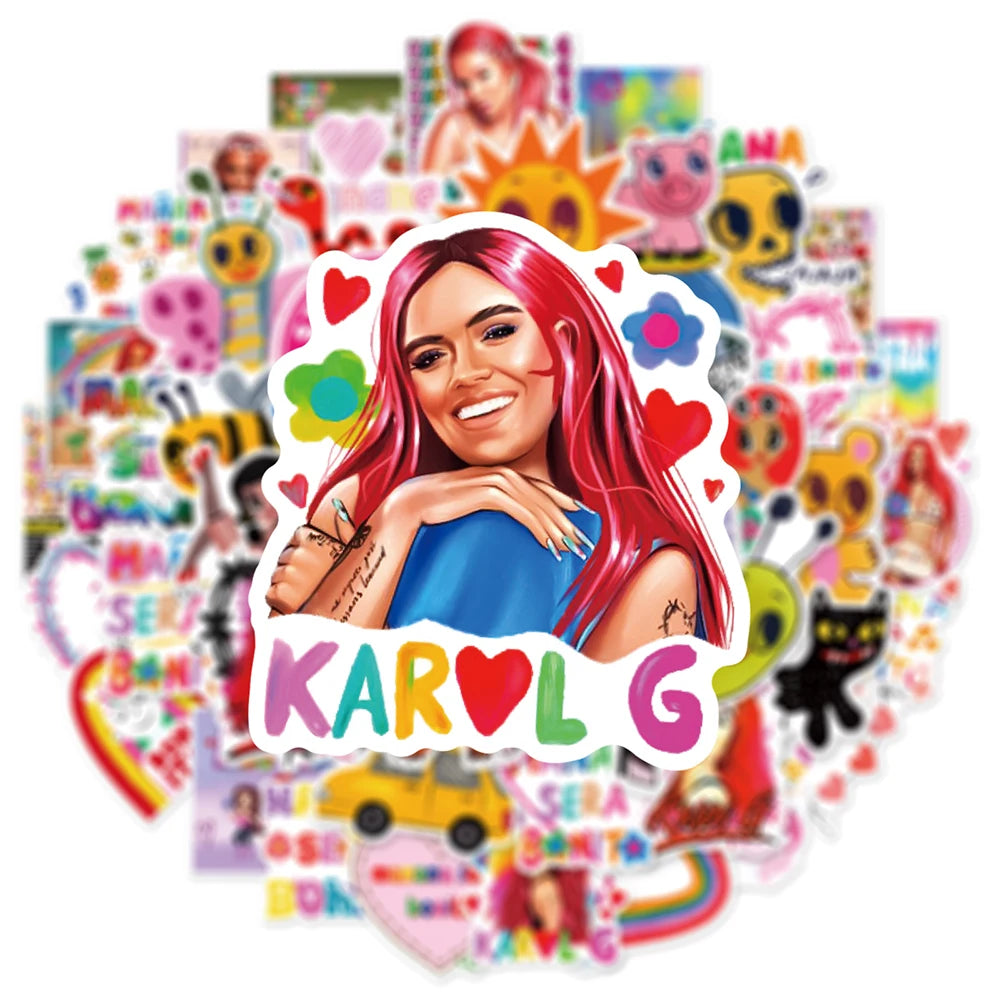 Karol G Stickers – Mañana Será Bonito (50 PCS)