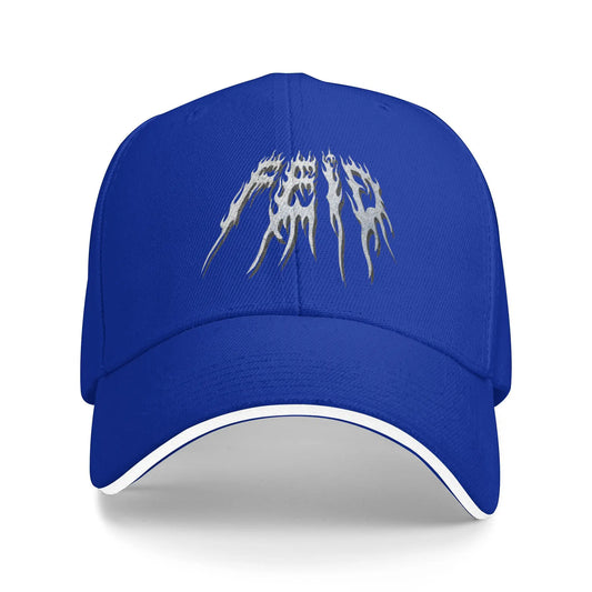 Feid “Ferxxo Flame Logo” Cap – Blue