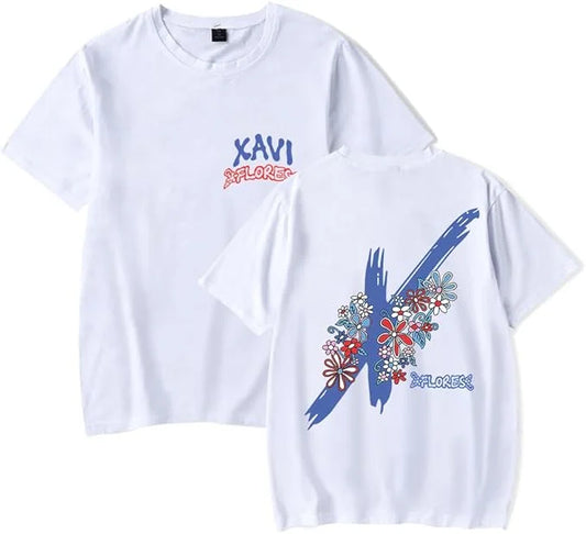 Xavi Flores "Floral X" T-Shirt – White