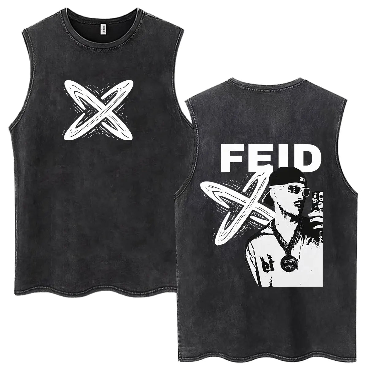 Feid EL GREEN PRINT: La Saga FEID VS FERXXO Tour 2026 Tank Top