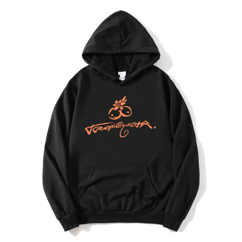Karol G "Tropicoqueta" Hoodie – Black & Orange