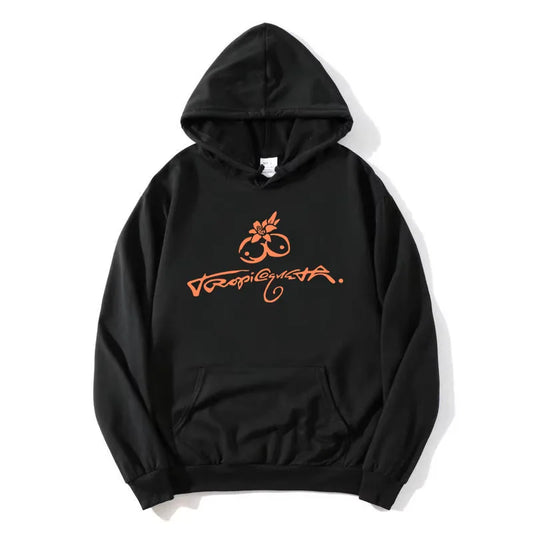 Karol G "Tropicoqueta" Hoodie – Black & Orange